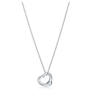 Tiffany’s Elsa Peretti Open Heart Pendant Necklace - Sterling Silver